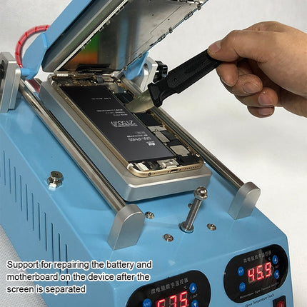 TBK-268 220V Flat Curved Screen Glass Middle Frame Separate Manual LCD Touch Screen Glass Separator Machine-garmade.com