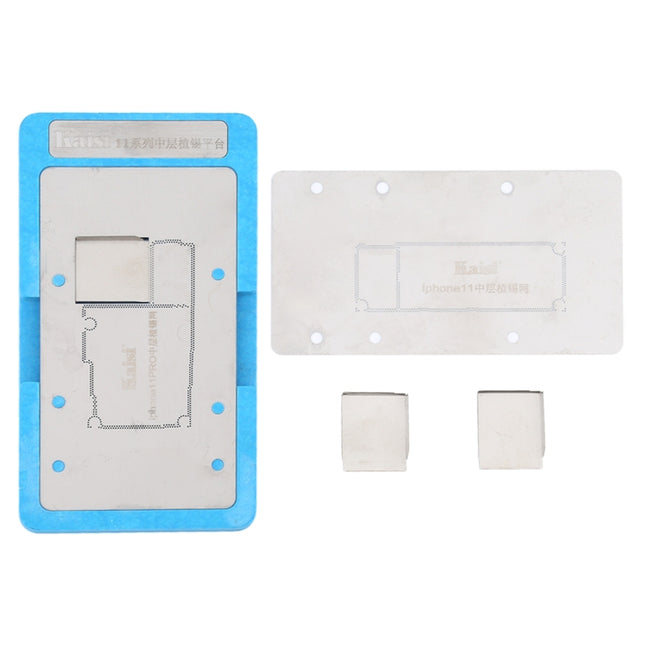 Kaisi Mainboard Middle Layer Board BGA Reballing Stencil Plant Tin Platform for iPhone 11 / 11 Pro-garmade.com