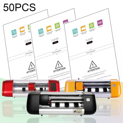 50 PCS F0001 HD TPU Soft Film Supplies for Protector Cutter-garmade.com