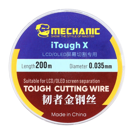 MECHANIC iTough X 200M 0.035MM LCD OLED Screen Cutting Wire-garmade.com