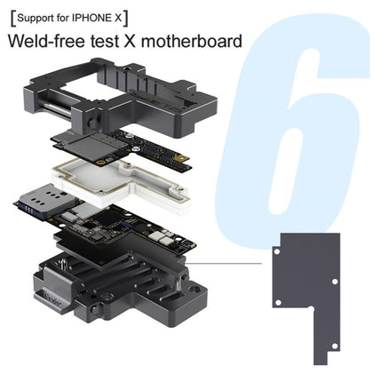 Qianli iSocket 3 In 1 Motherboard Layered Test Frame Upper Lower Layers Logic Board Function Fast Test Holder For iPhone X / XS / XS Max-garmade.com