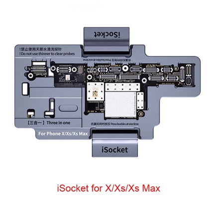 Qianli iSocket 3 In 1 Motherboard Layered Test Frame Upper Lower Layers Logic Board Function Fast Test Holder For iPhone X / XS / XS Max-garmade.com