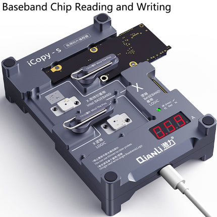 Qianli iCopy-S Double Sided Chip Test Stand 4 in1 Logic Baseband EEPROM Chip Non-removal For iPhone 6 / 6 Plus / 6S / 6S Plus-garmade.com
