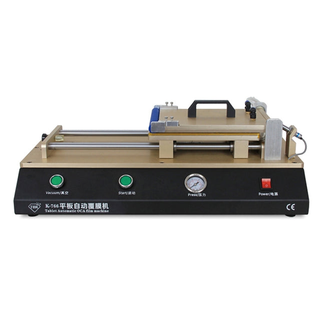 TBK-766 12 inch Tablet Automatic OCA Laminator Machine Polarizer Film Laminator Machine for LCD Repair Built-in Vacuum Pump-garmade.com