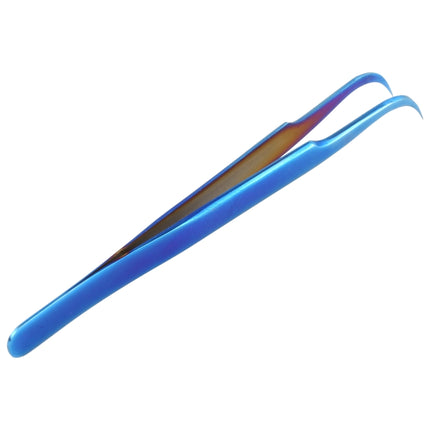 Vetus MCS-15 Bright Blue Curved Tweezers-garmade.com