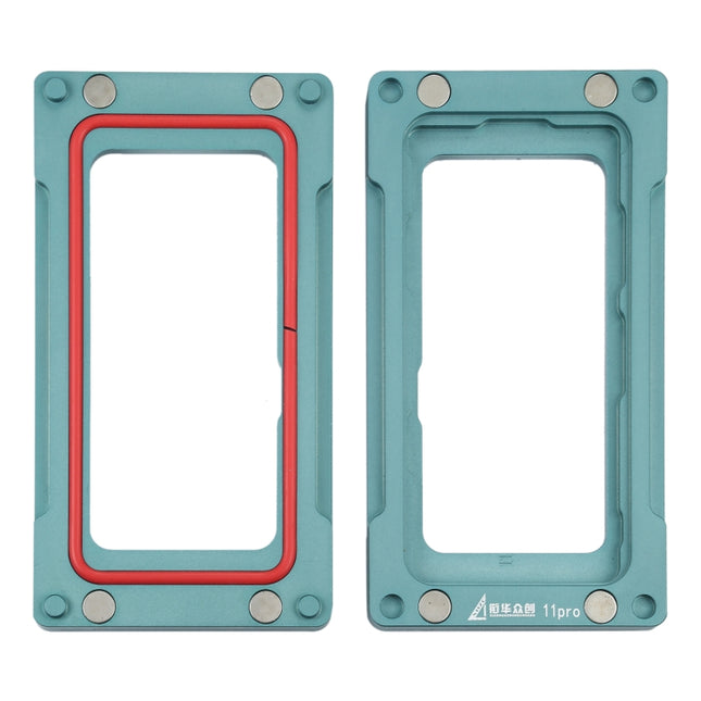 Magnetic LCD Screen Frame Bezel Pressure Holding Mold Clamp Mold For iPhone 11 Pro-garmade.com