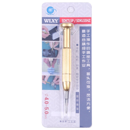 WLXY WL801 Cross Tip Copper Handle Repair Screwdriver, 5mm Batch Diameter-garmade.com