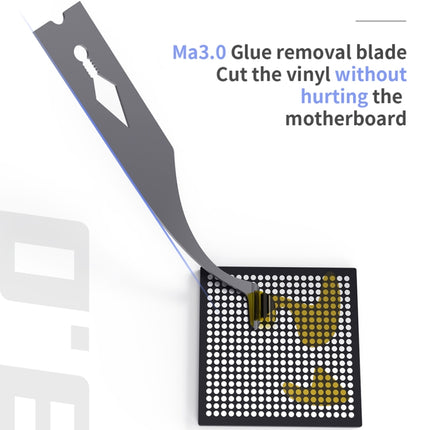 18 Kinds 3 in 1 CPU IC Glue Remove Handmade Knife, MA:3.0-garmade.com