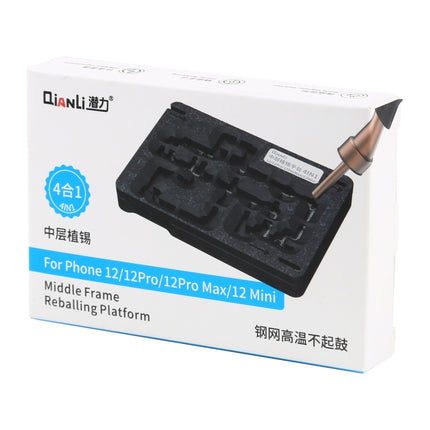Qianli 4 in 1 Middle Frame Reballing Platform For iPhone 12 / 12 Pro / 12 Mini / 12 Pro Max-garmade.com