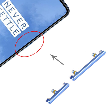 Power Button and Volume Control Button for OnePlus 7T (Blue)-garmade.com