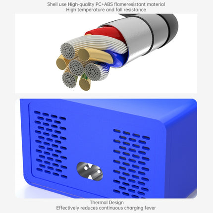 Mechanic icharge 8M QC 3.0 USB Smart Charger Support Fastcharging With LCD, EU Plug-garmade.com