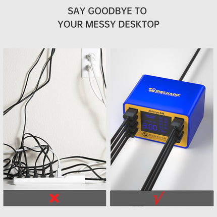 Mechanic icharge 8M QC 3.0 USB Smart Charger Support Fastcharging With LCD, EU Plug-garmade.com