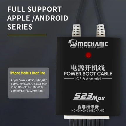 Mechanic S23 Max Power Supply Test Cable for Android / iOS-garmade.com