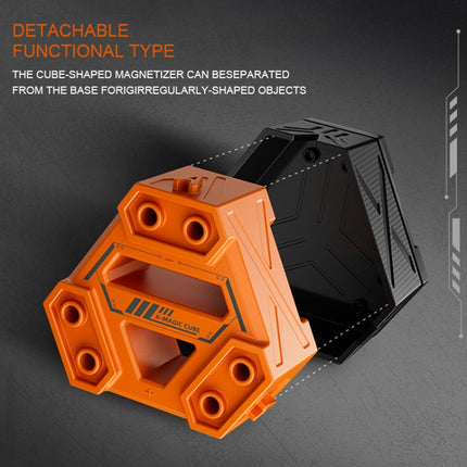 JAKEMY JM-Z21 Cube Shaped Screwdriver Magnetizer/Demagnetizer (Purple)-garmade.com