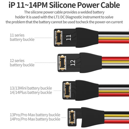 QianLi Silicone Power Cable for iPhone 11 to 14 Series-garmade.com