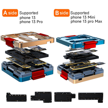 FIX-13 Layered Test Frame Motherboard Test Stand Fixture For iPhone 13 / 13 mini / 13 Pro / 13 Pro Max-garmade.com
