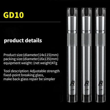Mijing iRepair GD10 Back Glass Lens Blasting Demolishing Pen-garmade.com
