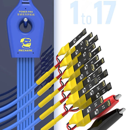 Mechanic Power Pro 17 in 1 Mobile Phone Power Supply Test Cable for Android-garmade.com