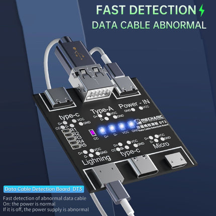 MECHANIC DT3 USB Data Cable Detection Board Short Circuit On-Off Switching Tester-garmade.com