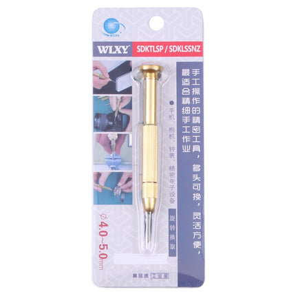 WLXY WL800 Cross Tip Copper Handle Repair Screwdriver, 4mm Batch Diameter-garmade.com
