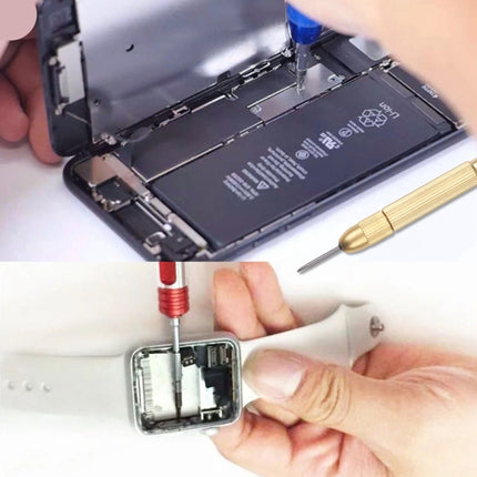 WLXY WL800 Cross Tip Copper Handle Repair Screwdriver, 4mm Batch Diameter-garmade.com