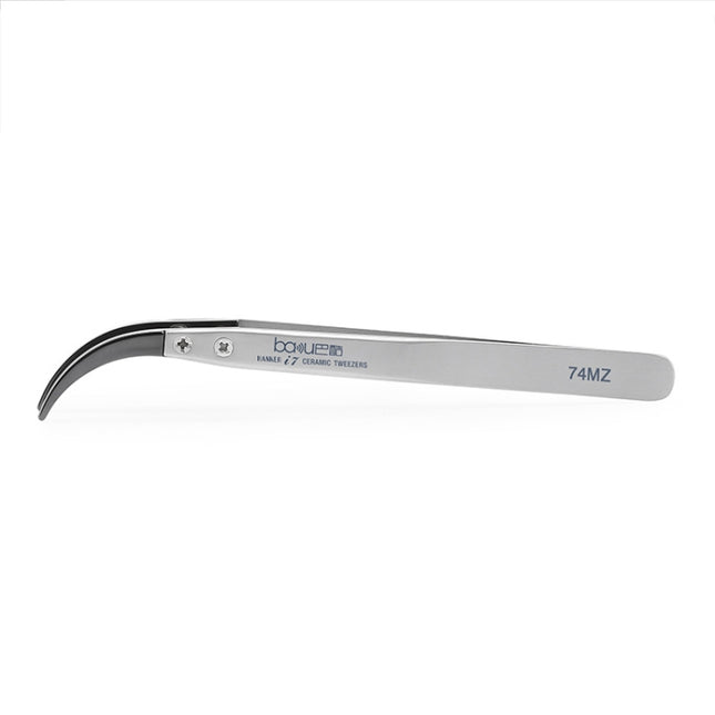 BAKU BA-I7-74MZ Stainless Steel Curved Tweezers-garmade.com