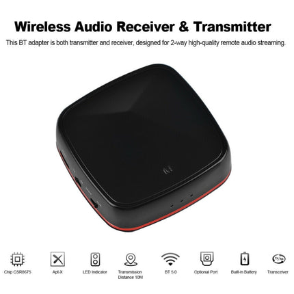 Aptx Bluetooth Transmitter Receiver Wireless Adapter Toslink/SPDIF-garmade.com