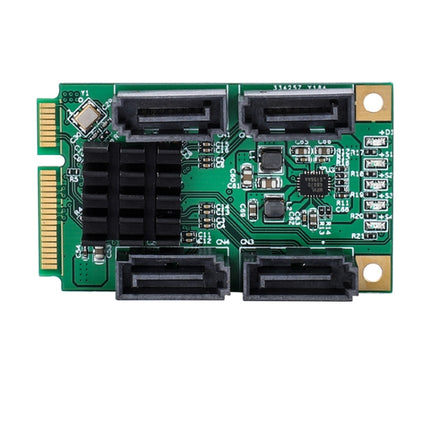 4 Port SATA III 6G Mini PCI Express Marvel 88SE9215 Controller Card-garmade.com