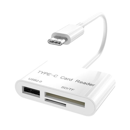 D-158 USB-C to USB SD/Micro SD Card Reader-garmade.com