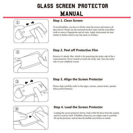 25 PCS 2.5D Full Glue Silk Print Tempered Glass Film for iPhone 6 & 6s(Black)-garmade.com