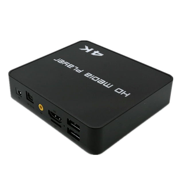 Uhd 4K Player Single-unit Advertising Machine Powered Up Automatically Plays Video PPT Horizontal and Vertical U Disk US(black)-garmade.com