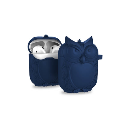For AirPods 1 / 2 Owl Appearance Earphone Protective Case with Hook-garmade.com