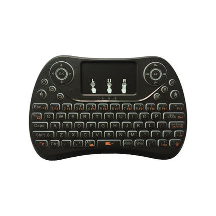 I8 Max 2.4GHz Mini Wireless Keyboard with Touchpad Rechargeable Fly Air Mouse Smart Game 7-color Backlit-garmade.com