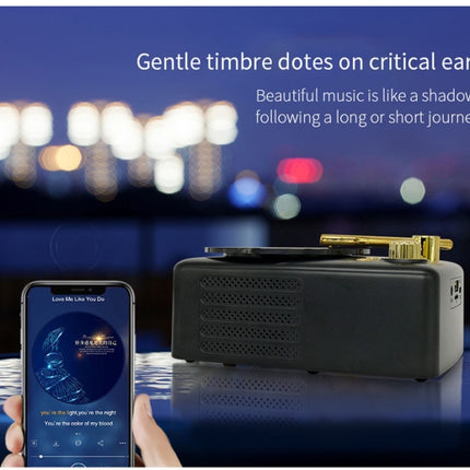 Retro Style Bluetooth Speaker, Built-in High-sensitivity FM Receiving Antenna, Long-term Voyage-garmade.com