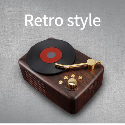 Retro Style Bluetooth Speaker, Built-in High-sensitivity FM Receiving Antenna, Long-term Voyage-garmade.com