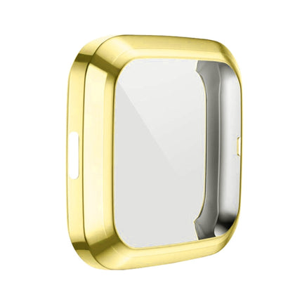 For Fitbit versa 2 Plating TPU All-inclusive Protective Shell(Gold)-garmade.com