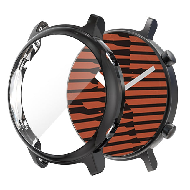 For Huawei GT2 42MM Plating TPU All-inclusive Protective Shell(Black)-garmade.com