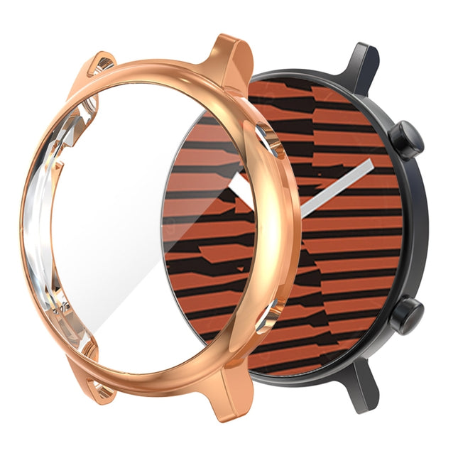 For Huawei GT2 42MM Plating TPU All-inclusive Protective Shell(Rose gold)-garmade.com