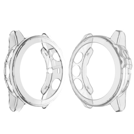 Suitable for Garmin Fenix 5 & 5 Plus transparent TPU Silica Gel Watch Case(Transparent white)-garmade.com