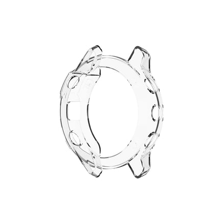 Suitable for Garmin Fenix 6X / 6X Pro Transparent TPU Silica Gel Watch Case(Transparent white)-garmade.com