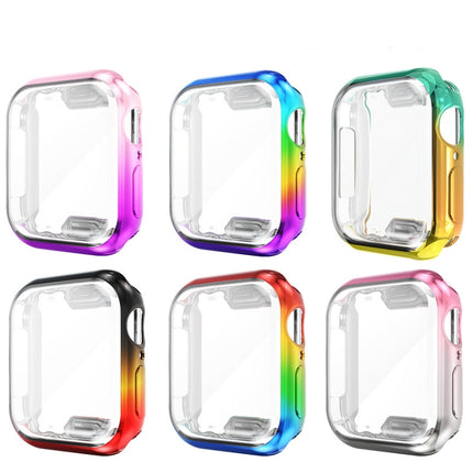 For Apple Watch Series 5 & 4 44mm Gradient All-inclusive TPU Protective Case(A)-garmade.com