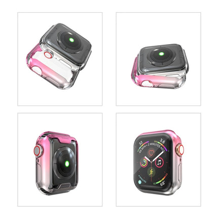 For Apple Watch Series 5 & 4 44mm Gradient All-inclusive TPU Protective Case(B)-garmade.com
