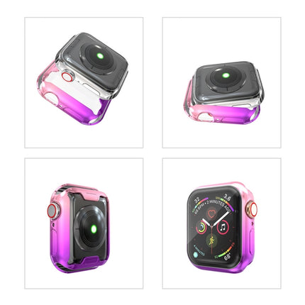 For Apple Watch Series 5 & 4 44mm Gradient All-inclusive TPU Protective Case(C)-garmade.com