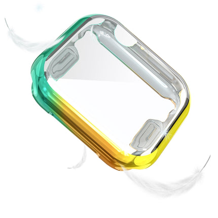 For Apple Watch Series 5 & 4 44mm Gradient All-inclusive TPU Protective Case(E)-garmade.com
