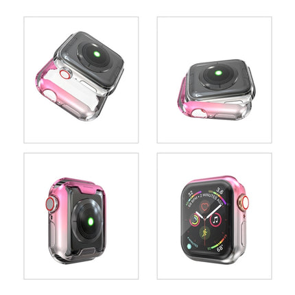 For Apple Watch Series 5 & 4 40mm Gradient All-inclusive TPU Protective Case(B)-garmade.com