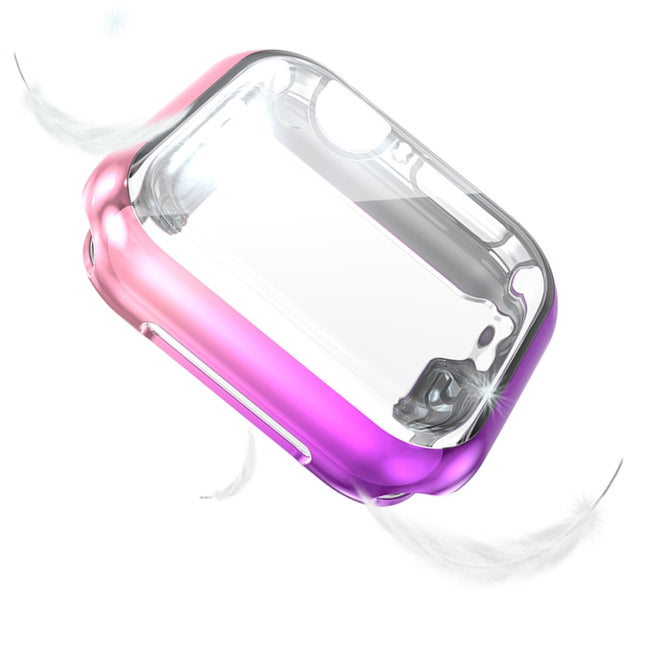 For Apple Watch Series 5 & 4 40mm Gradient All-inclusive TPU Protective Case(C)-garmade.com