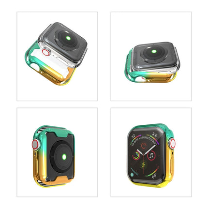 For Apple Watch Series 5 & 4 40mm Gradient All-inclusive TPU Protective Case(E)-garmade.com