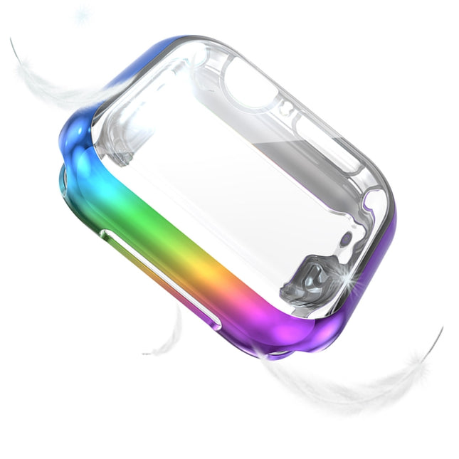 For Apple Watch Series 5 & 4 40mm Gradient All-inclusive TPU Protective Case(F)-garmade.com