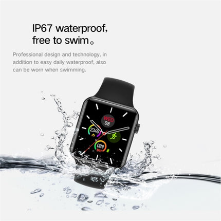 P10 1.3inch IPS Color Screen Smart Watch IP67 Waterproof,Support Call Reminder/Heart Rate Monitoring/Blood Pressure Monitoring/Sleep Monitoring(Black)-garmade.com