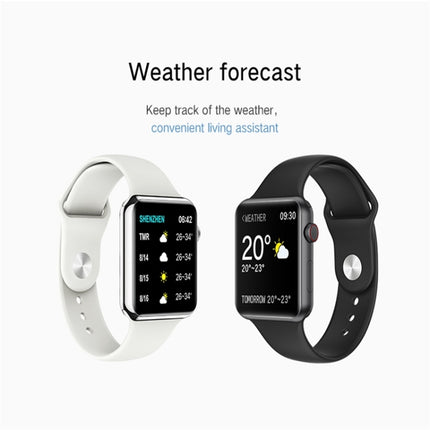 P10 1.3inch IPS Color Screen Smart Watch IP67 Waterproof,Support Call Reminder/Heart Rate Monitoring/Blood Pressure Monitoring/Sleep Monitoring(White)-garmade.com